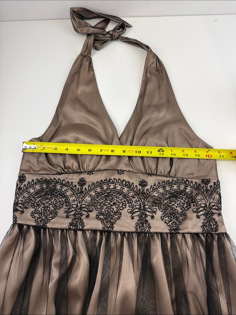 Jessica Vintage Tulle Halter Dress - Picture 6 of 10